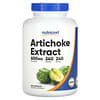 Extracto de alcachofa, 600 mg, 240 cápsulas