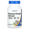 Extracto de flor de la pasión, 1500 mg, 120 cápsulas