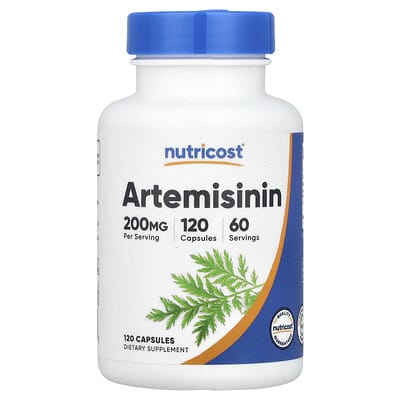 Nutricost, Artemisinin, 200 mg, 120 Capsules (100 mg per capsule)