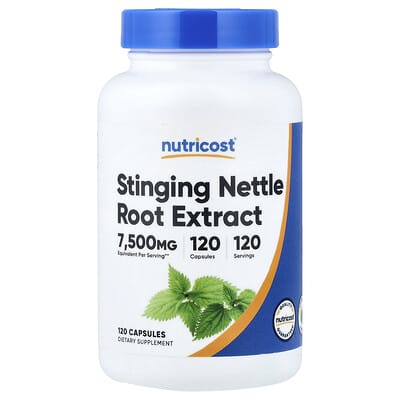 Nutricost, Nettle Root Extract, 120 Capsules (375 mg per capsule)