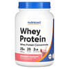 Concentrado de Proteína Whey, Milkshake de Morango, 907 g (2 lb)