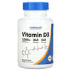 Vitamina D3, 1000 UI, 240 cápsulas blandas