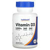 Vitamina D3, 2000 UI, 240 cápsulas blandas