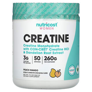 Nutricost, Women, Creatin, Pfirsich und Mango, 260 g (9,2 oz.)