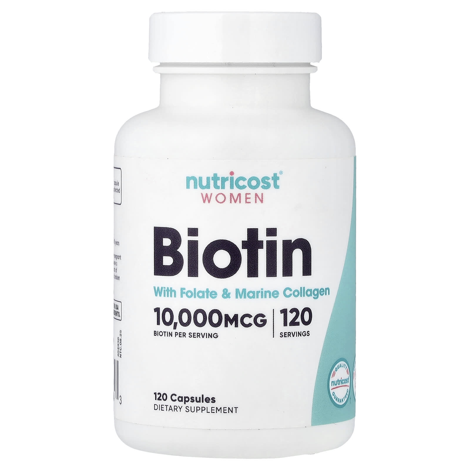 Nutricost Women, Biotin With Folate & Collagen – 120 gélules de Nutricost