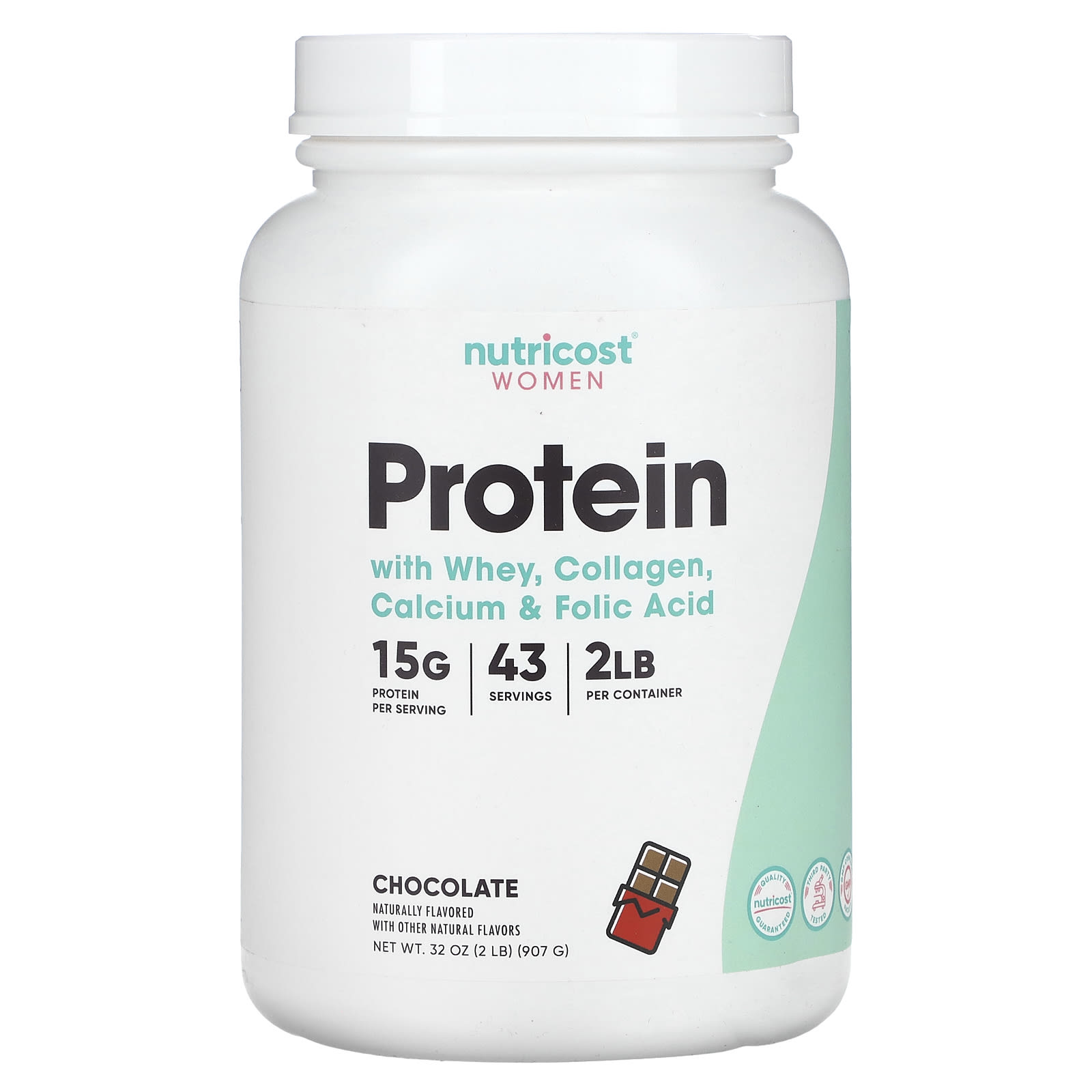 Nutricost, Women, Protein With Whey, Collagen, Calcium & Folic Acid ...