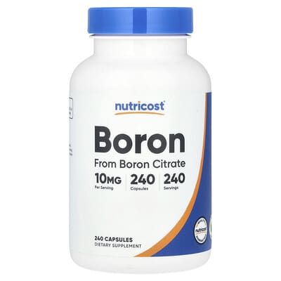 Nutricost, Boron, 10 mg, 240 Capsules
