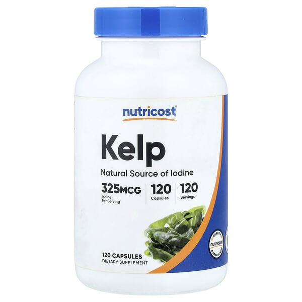 Nutricost, Kelp, 325 mg, 120 Capsules