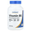 Vitamin B5, 120 Capsules