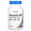 Vitamin B5, 500 mg, 120 Capsules