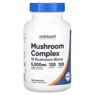 Nutricost, Complejo de hongos, 5500 mg, 120 cápsulas