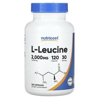 Nutricost, L-Leucine, 500 mg, 120 Capsules