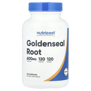 Nutricost, Goldenseal Root, 600 mg, 120 Capsules