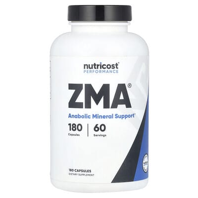 Nutricost, Performance Boost, ZMA®, 180 Capsules