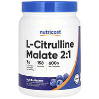 Nutricost, Malate de L-citrulline 2:1, Framboise bleue, 600 g
