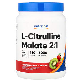 Nutricost, L-Citrulline Malate 2:1, Strawberry Kiwi, 21.4 oz (600 g)