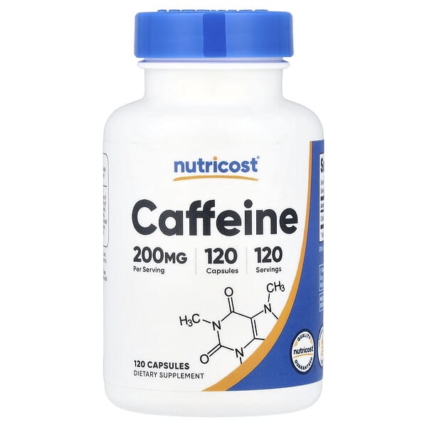 Caffeine, 200 mg, 120 Capsules