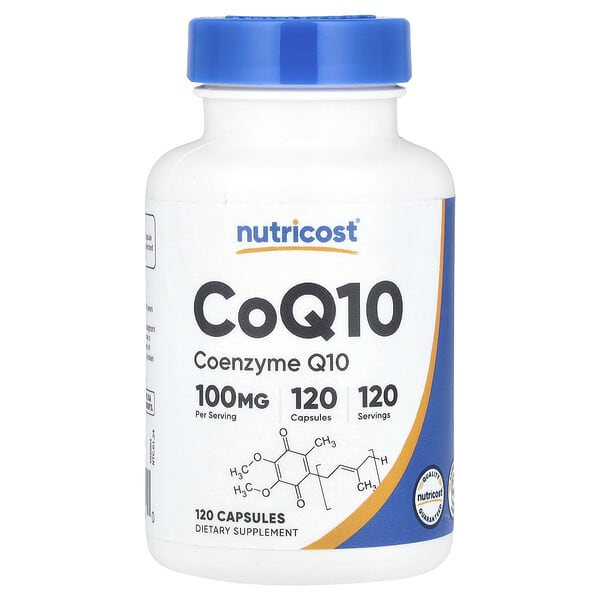 Nutricost CoQ10, 100 mg, 120 Capsules