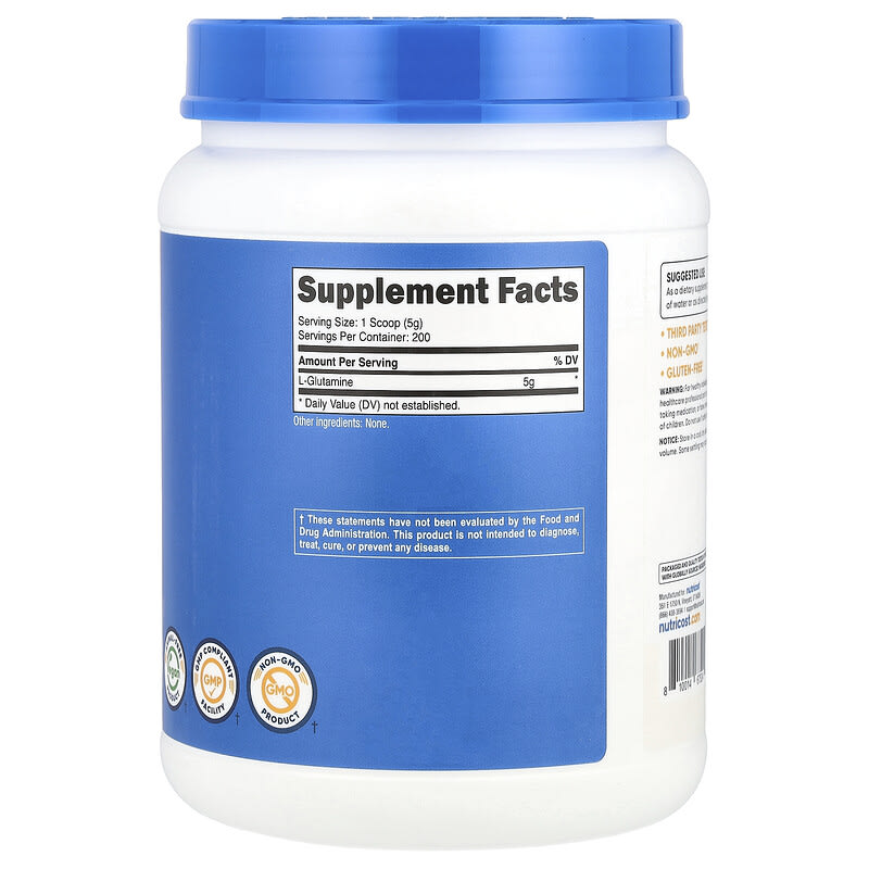L-Glutamine, Unflavored, 35.7 oz (1 kg)