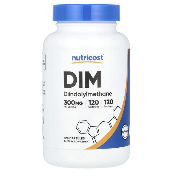 Nutricost, 二吲哚甲烷（DIM），300 毫克，120 粒膠囊