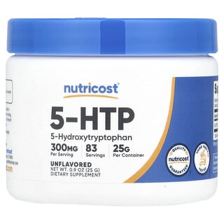 Nutricost, 5-HTP, Unflavored, 0.9 oz (25 g)