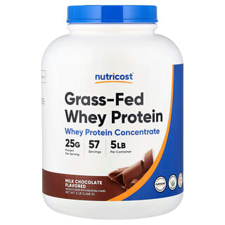 Nutricost, Grass-Fed Whey Protein, Milk Chocolate, 5 lb (2,268 g)