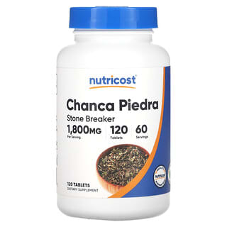 Nutricost, Chanca Piedra, 1.800 mg, 120 Comprimidos (900 mg por Comprimido)