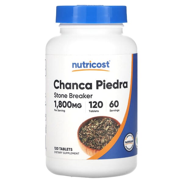Nutricost, Chanca Piedra, 1,800 mg, 120 Tablets (900 mg per Tablet)