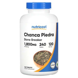 Nutricost, Chanca piedra, 1800 mg, 240 comprimidos (900 mg por comprimido)