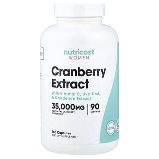 Nutricost, Extrait de canneberge pour femmes, 180 capsules