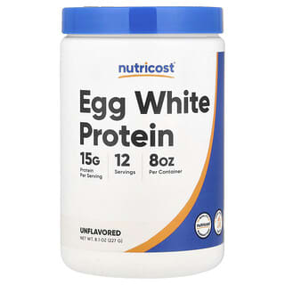 Nutricost, Eiweißprotein, geschmacksneutral, 227 g (8,1 oz.)