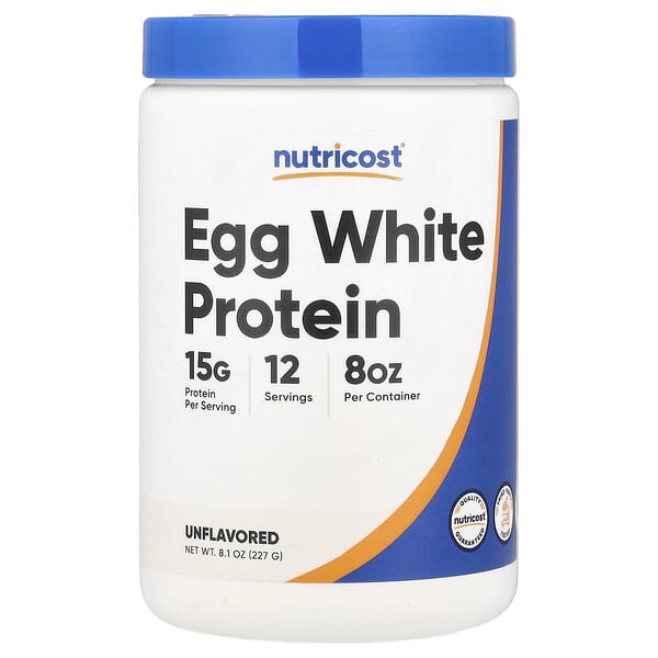 Nutricost, Egg White Protein, Unflavored, 8.1 oz (227 g) — product photo 1