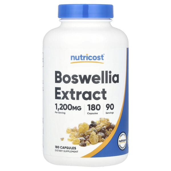 Nutricost, Estratto di boswellia, 180 capsule (600 mg per capsula)
