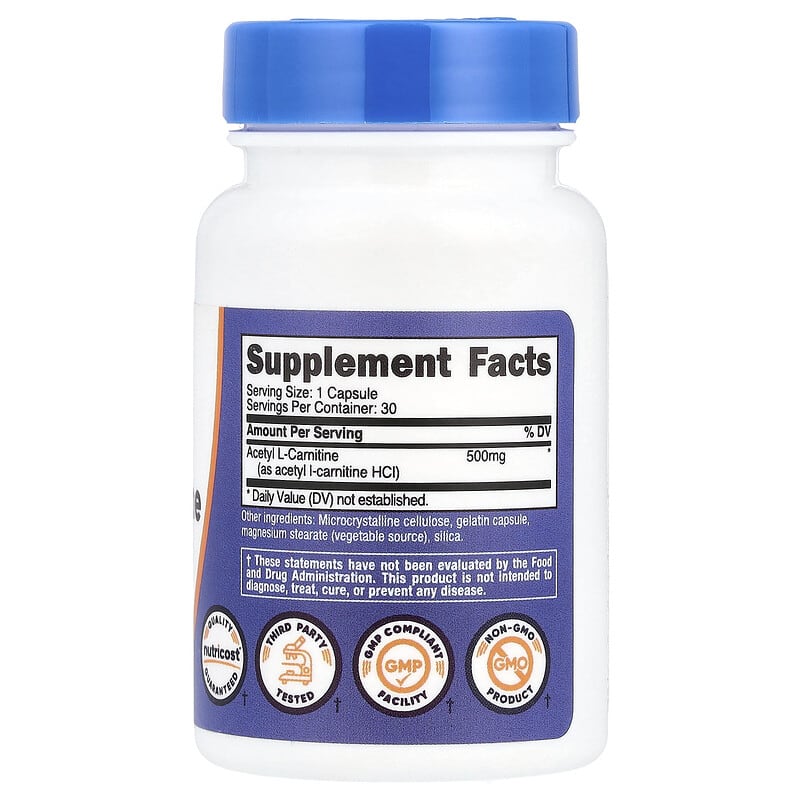 mrm acetyl l-carnitine Acetyl L-Carnitine: Fat Burner, Energy Booster, Brain Support main image 0