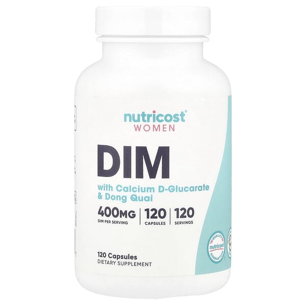 Women, DIM With Calcium D-Glucarate & Dong Quai, 120 Capsules