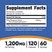 Nutricost, Citrus Bergamot, 120 capsules (600 mg per capsule) - Image 3