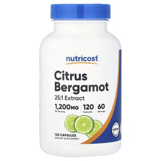 Nutricost, Citrus Bergamot, 120 Capsules (600 mg per Capsule)