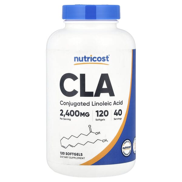 Nutricost, CLA, 120 Softgels (800 mg per Softgel) — product photo 1