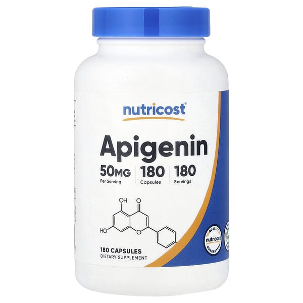 Nutricost, Apigénine, 50 mg, 180 capsules