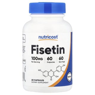Nutricost, Fisetin, 100 mg, 60 Kapsül