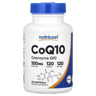 Nutricost, CoQ10, 100 mg, 120 Softgels