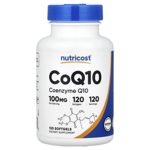 Nutricost CoQ10, 100 mg, 120 Softgels