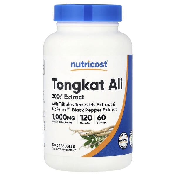 Nutricost, 東革阿里，1000 毫克，120 粒膠囊（每粒膠囊 500 毫克）