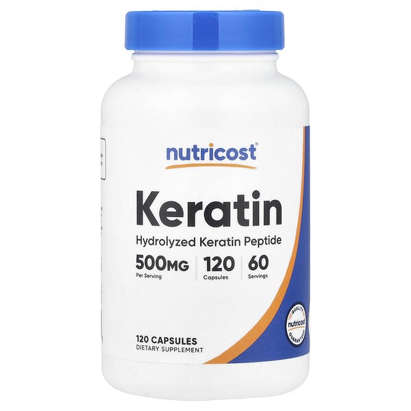 Nutricost, Keratin, 120 Capsules (250 mg per Capsule) — product photo 1