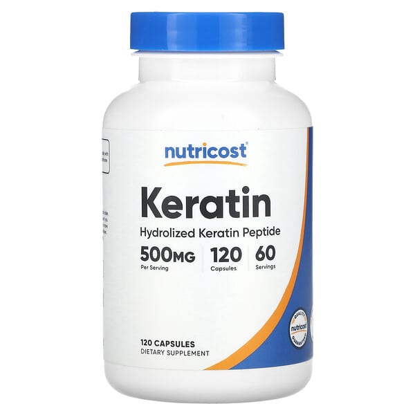 Keratin, 120 Capsules (250 mg per Capsule)