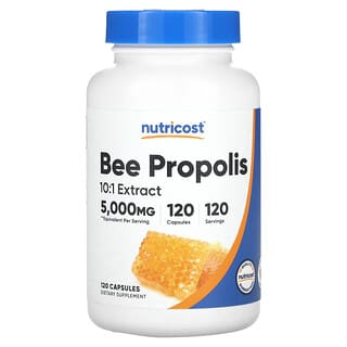 Nutricost, Propóleo de abeja, 5000 mg, 120 cápsulas
