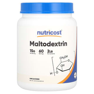 Nutricost, Maltodextrine, Non aromatisée, 907 g