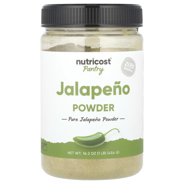 Nutricost, 팬트리, 할라피뇨 가루, 454g(16.2oz)