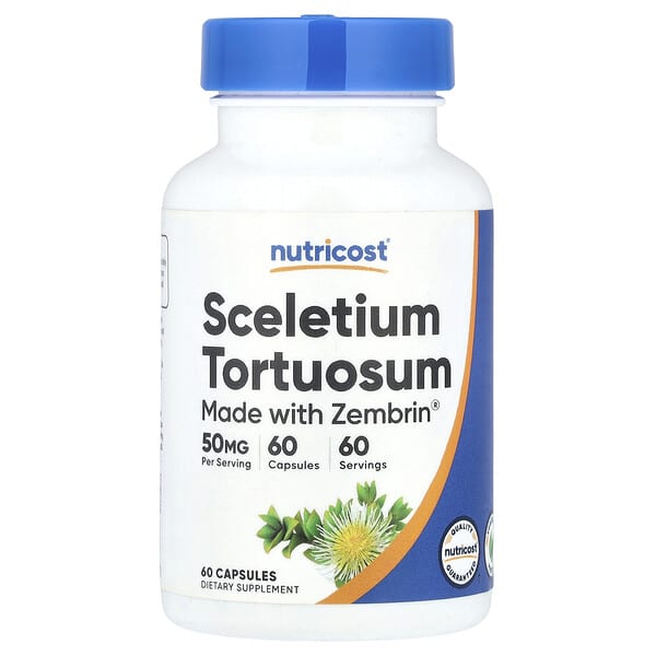 Sceletium Tortuosum, 50 mg, 60 Capsules