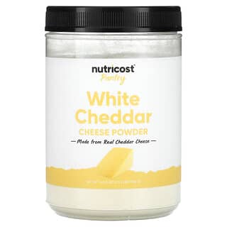 Nutricost‏, Pantry, אבקת גבינת צ'דר לבנה, 1,134 גרם (2.53 ליברות)
